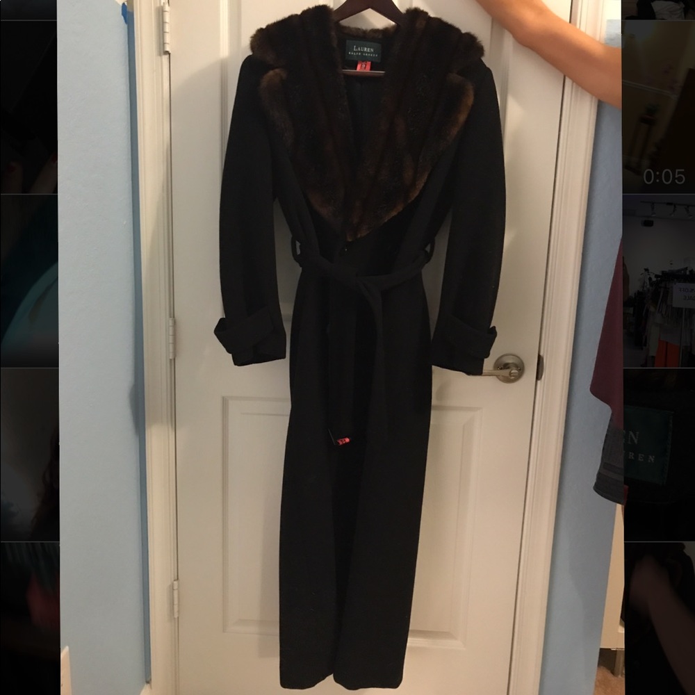 vintage long winter coat